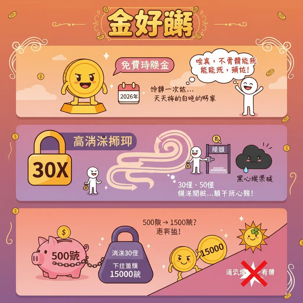 想拿免費體驗金？小心高流水陷阱與避開黑網技巧