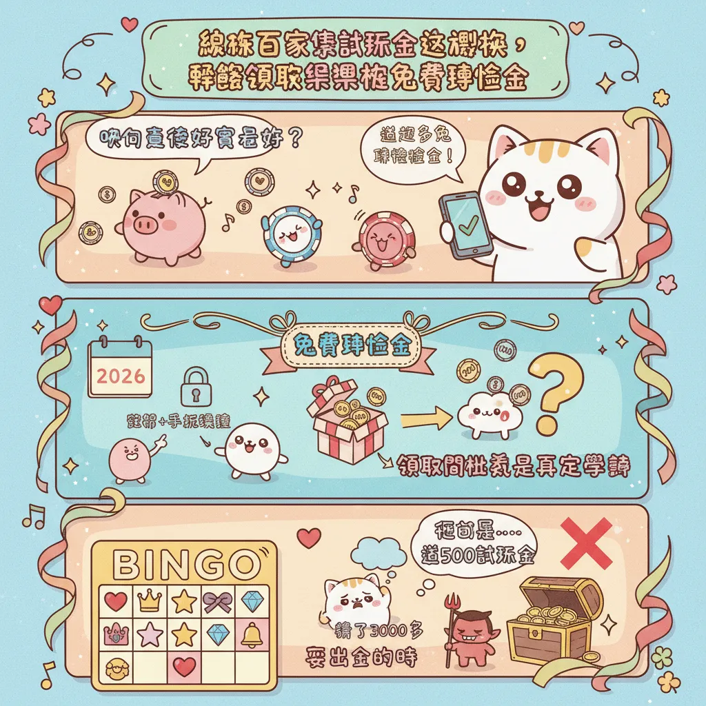 線上百家樂試玩金這樣換，輕鬆領取娛樂城免費體驗金